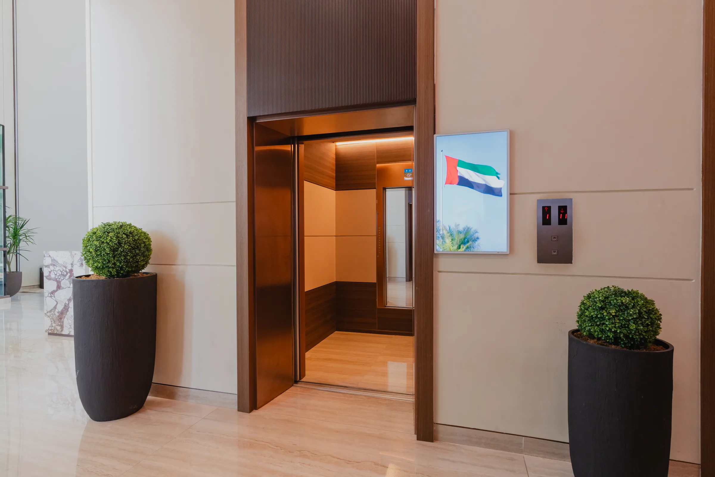 Lifts, Hallways & Washrooms